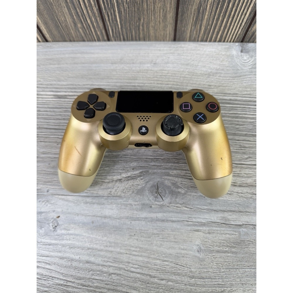 Sony PlayStation 4 PS4 Gold DualShock 4 Wireless Controller Gold "READ"